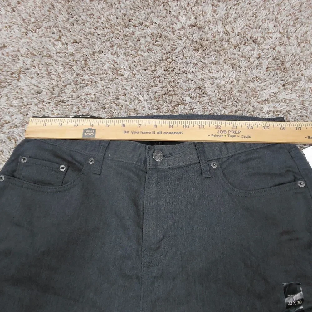 NEW Banana Republic Travel Jean Pants Mens 32x30 Dark Grey Athletic Fit 5 Pocket